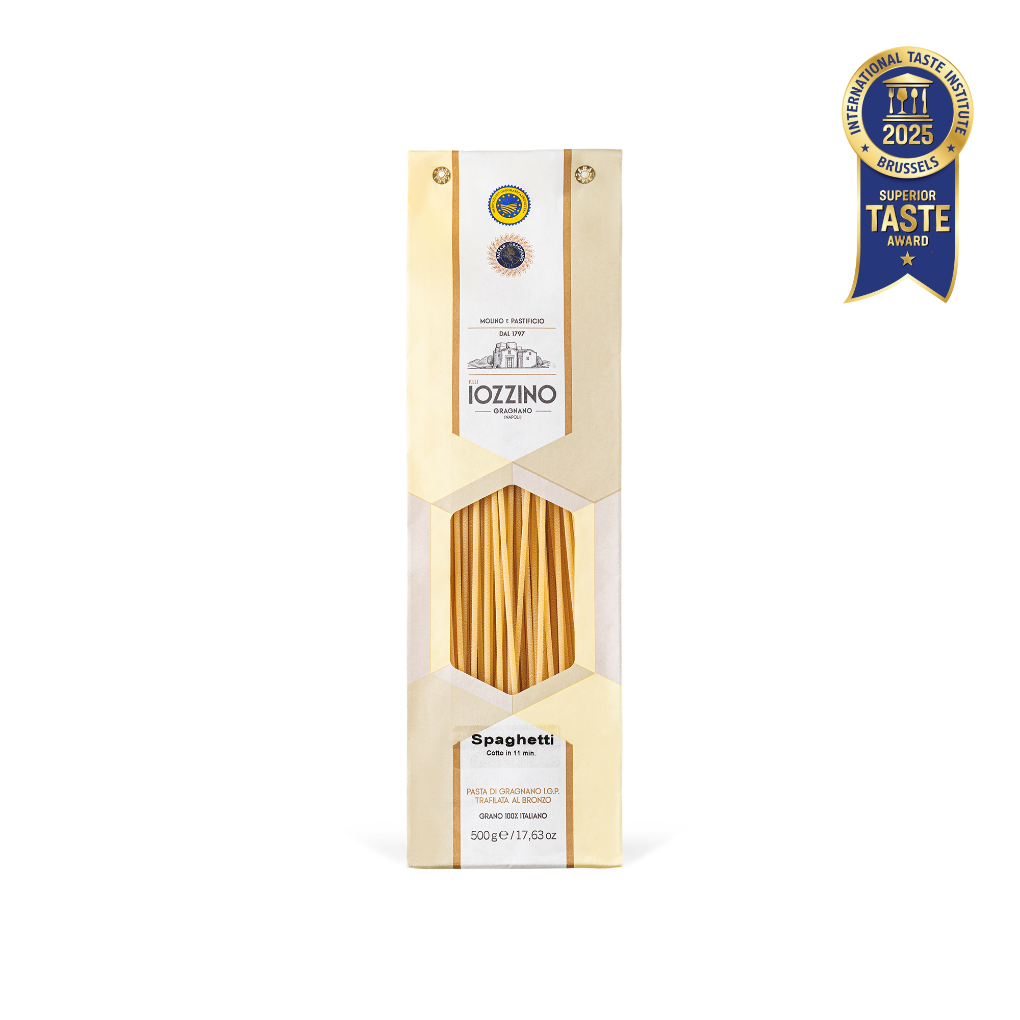 Spaghetti 500g - Pasta di Gragnano IGP - Pastificio F.lli Iozzino - Pastificio F.lli Iozzino