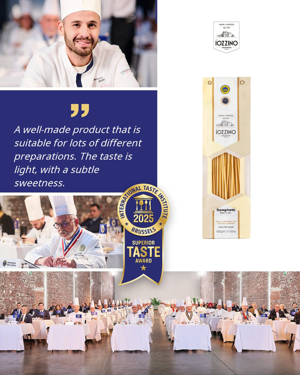 Spaghetti 500g - Pasta di Gragnano IGP - Pastificio F.lli Iozzino - Pastificio F.lli Iozzino