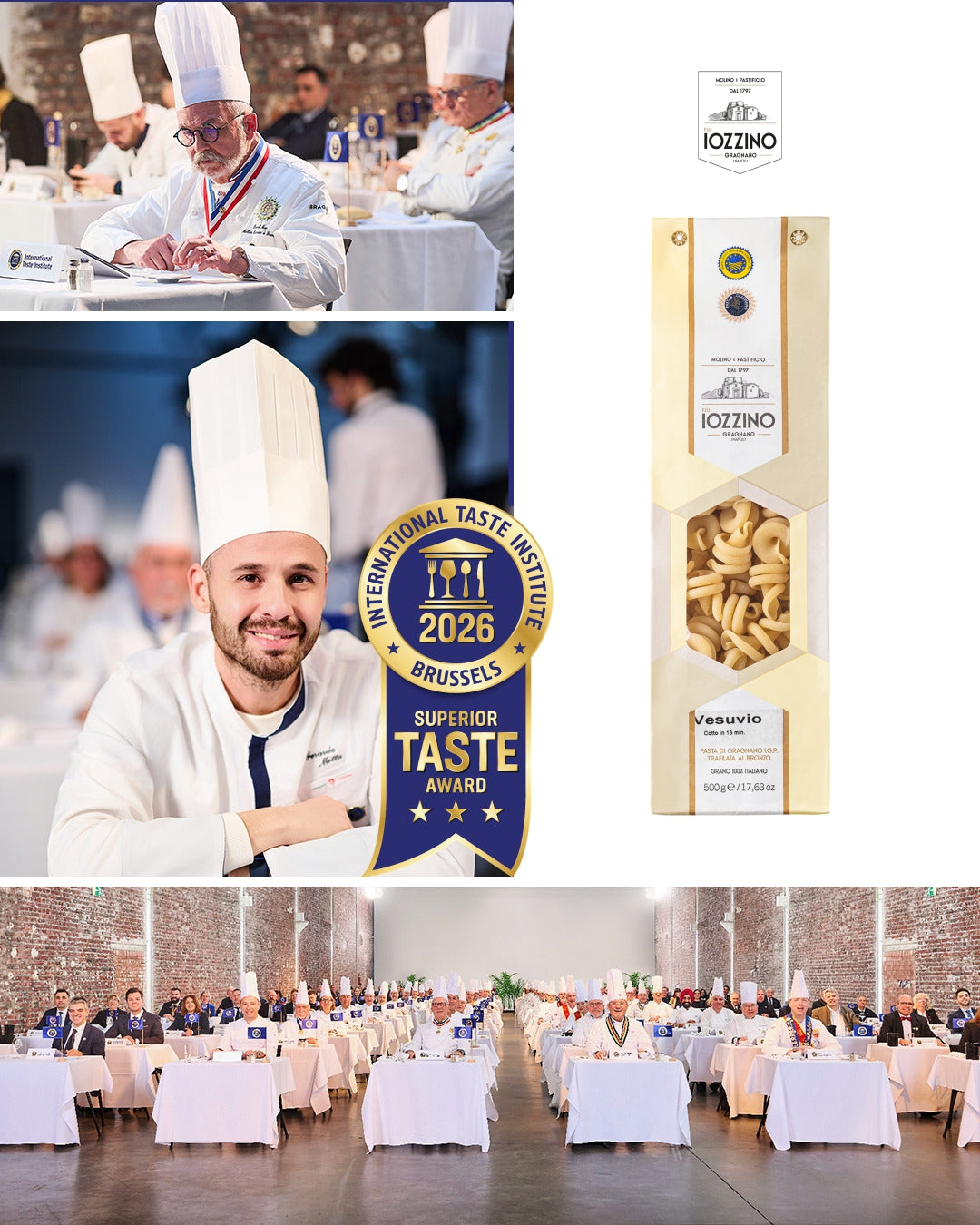 Vesuvio 500g - Pasta di Gragnano IGP - Pastificio F.lli Iozzino - Pastificio F.lli Iozzino