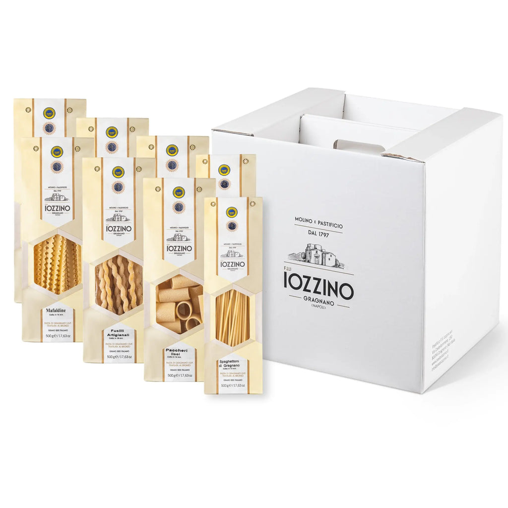 "Il Vernotico" - Valigetta Regalo - Pasta di Gragnano IGP (4Kg - 8x500g) - Pastificio F.lli Iozzino