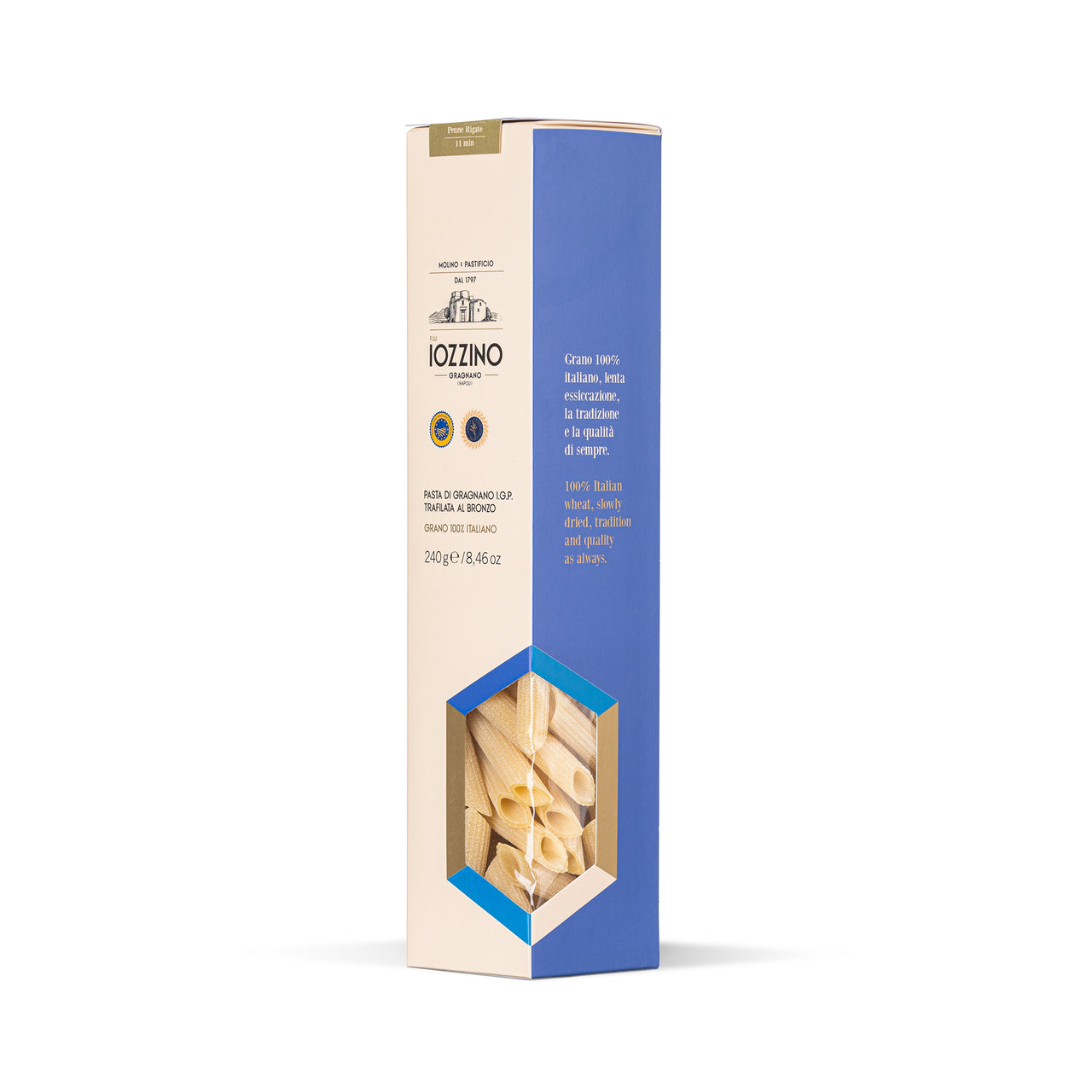 Penne rigate 240g - Pastificio F.lli Iozzino